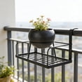 thumbnail image 3 of COM1950s Metal Floor Planter With Stand, Decorative Large Planters With Drainage Holes, Modern Elevated Flower Pot for Living Room, Office and Balcony, 3 of 7