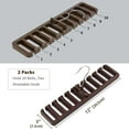 thumbnail image 2 of 2 Pcs Organisateur de Ceintures, Cintre pour Ceintures pour Garde-Robe, Porte-Ceintures Support de Ceintures Rangement pour Garde-Robe Porte-Cravates Cintres Robustes pour Hommes Femmes, 20 Porte-Ceintures (Brun), 2 of 6
