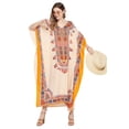 thumbnail image 6 of Gypsie Blu Women's Plus Size Kaftans Dresses Polyester Printed Long Caftan Maxi Online, 6 of 7