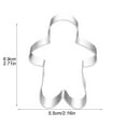 thumbnail image 4 of CJiaWei Stainless Steel Moulds For Baking Christmas Cookies Cakes And Fondant Durable Kitchen Tools For Chefs And Home, 4 of 6