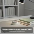 thumbnail image 4 of Abbraccia Temporizador de cocina, reloj despertador mecánico, 60 minutos, visual, ahorra espacio, sin batería, 4 of 6