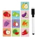 thumbnail image 5 of Juego de memoria de combinación de tarjetas, tarjeta de reconocimiento de imágenes, tarjeta Montessori, regalo de cumpleaños para niños de 1, 2, 3 y 4 Frutas y verduras, 5 of 8