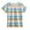 Brown, variant on Cethrio Kids Boys Cotton T-shirts, Short Sleeve Crewneck Stripe Graphic Summer Tops Brown Size 4-5 T
