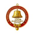 thumbnail image 5 of 2-Pack 250th Anniversary Christmas Ornaments - Acrylic Hanging Decor for Tree, Holiday Gift, Festive Home & Commemorative Celebration, 5 of 12