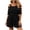 Black, variant on Jumpsuits for Women Casual Summer Rompers Fashion Solid-Color Plus Size Bare Shoulder Laces Pocket Short Jumpsuit