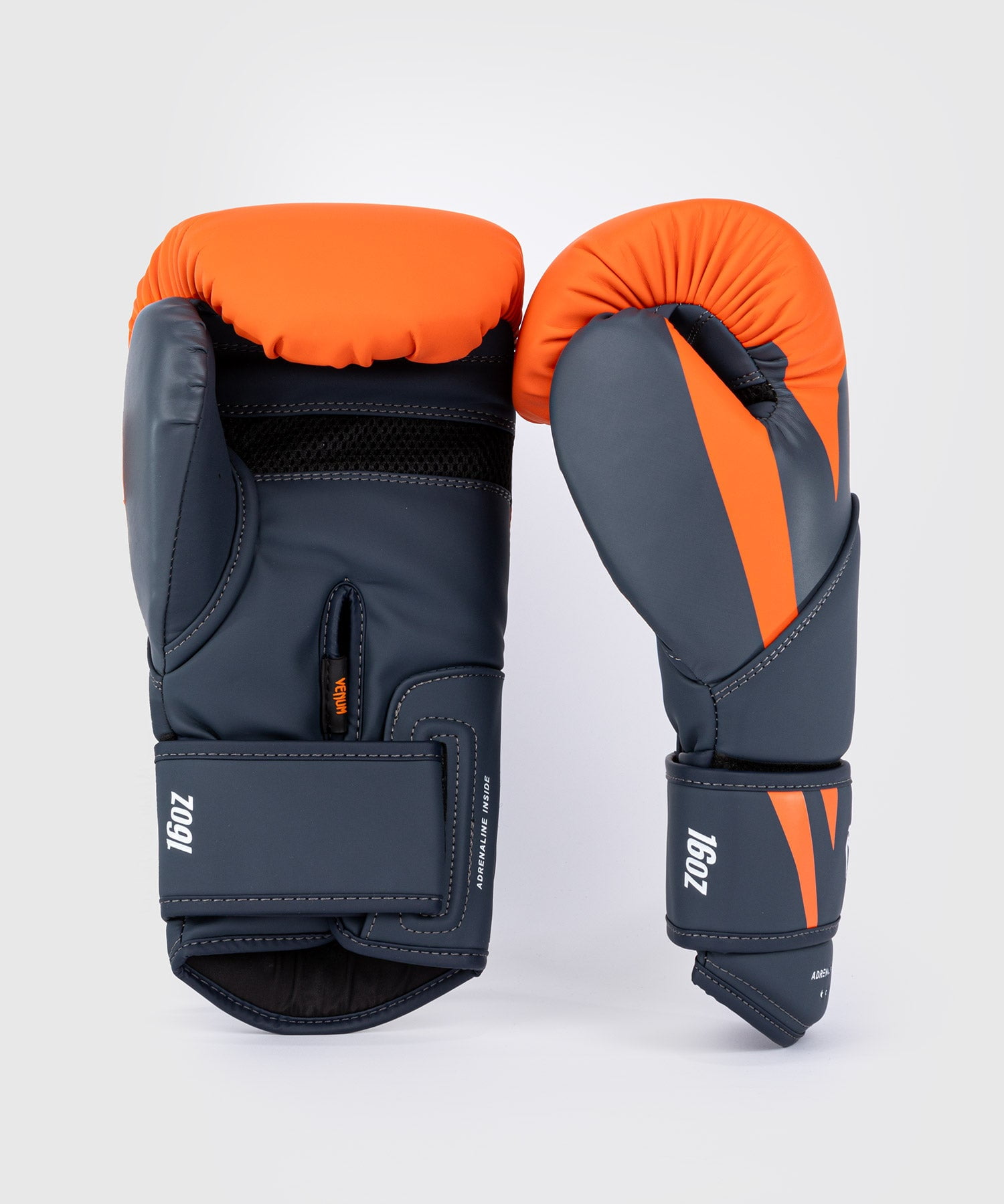 Venum Challenger 4.0 Boxing Gloves - Orange/Navy Blue - 12-Ounce