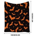 thumbnail image 3 of Halloween Throw Blanket, Halloween Printed Blanket Soft Throw Blanket Warm Cozy Flannel Halloween Decorative Nap Blanket for Sofa Couch Bedroom Office And Halloween, 51.2"x 39.4", 3 of 9