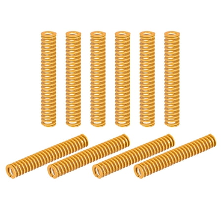 

Die Spring 10mm OD 65mm Long 10 Pack Stamping Light Load Compression Yellow