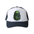 thumbnail image 1 of Trucker Mesh Vent Snapback Hat, Creature 3D Patch Embroidery Navy Blue, 1 of 1