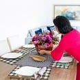 thumbnail image 5 of 6 Pcs Hello Spring Table Decorations Spring Easter Placemats Flower Table Mats Buffalo Plaid Truck Cabin Placemat Summer Holiday Place Mats for Home Party Dining Table Kitchen Decoration, 5 of 6