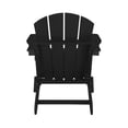 thumbnail image 4 of Westin Outdoor 2-Piece Set Plastic Adirondack Chair with Ottoman Footrest Included, Black, 4 of 4