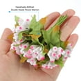 thumbnail image 4 of Uxcell Artificial Flower Stamen, Mini Berry Picks Bunch Fruit Floral Stamen for Craft DIY Wreaths Wedding, Pink 30 Pcs, 4 of 6