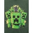 thumbnail image 2 of Minecraft Boys Creepers Graphic Tee, Sizes XS-2XL, 2 of 3