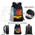 thumbnail image 6 of KUIFORTI Basketball Backpack For Girls Middle School Watercolor Backpack for Kids Elementary School Boys Bookbag 17 Inches Travel Daypack Trip Shoulder Bag with Front Compartment, 6 of 6
