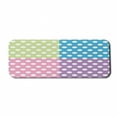 thumbnail image 1 of Polka Dots Computer Mouse Pad, Polka Dots in Modern Patchwork Design Print Nursery Playroom Kids Sprinkles, Rectangle Non-Slip Rubber Mousepad Large, 31" x 12", Pink Blue Green, by Ambesonne, 1 of 2