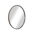thumbnail image 3 of Martin Svensson Home 30" Oil Rubbed Bronze Metal Framed Round Wall Mirror, 3 of 6
