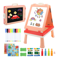 thumbnail image 1 of Caballete De Arte De Mesa De Doble Cara Plegable Para Niños Xtellar rosa, 1 of 3