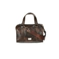 thumbnail image 2 of Madden NYC Women's Soft Zipper Satchel Handbag, Brown, 2 of 4
