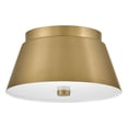 thumbnail image 6 of 83511LCB Lark Tess - 10W 2 LED Small Flush Mount-5.5 Inches Tall and 10.5 Inches Wide-Lacquered Brass Finish, 6 of 7