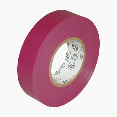 JVCC E-Tape Colored Electrical Tape [7 mils thick]: 3/4 in. x 66 ft. (Purple)