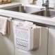 thumbnail image 4 of Wall Mounted Household Foldable Trash Can Kitchen Folding Trash Can Hanging Plastic Telescopic Storage Bin, 4 of 6