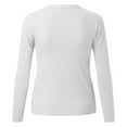thumbnail image 2 of CAICJ98 Womens Cardigan Sweaters Long Women Open Front Cardigan Sweaters Pockets Long Sleeve Shrugs White,L, 2 of 4