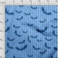 thumbnail image 3 of oneOone Viscose Chiffon Medium Blue Fabric Halloween Sewing Craft Projects Fabric Prints By Yard 42 Inch Wide, 3 of 4