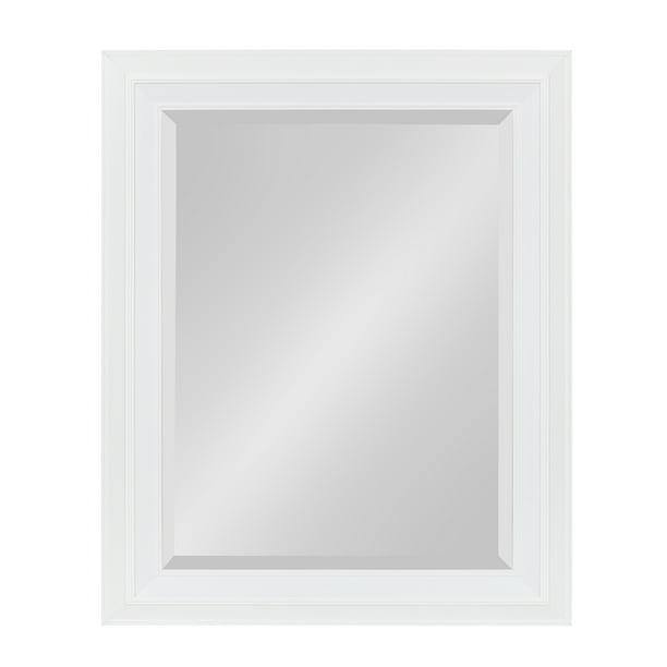 Whitley Classic Decorative Framed, Large Mirror With White Border