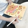 thumbnail image 4 of Tuohive TPU Trifold Stand Smart iPad Case For iPad with Pencil Holder Gen9 Gen8 Gen7 10.2 Air4 Air5 10.9 Pro11 2020/2021 Anti drop Cartoon Capybara, 4 of 9