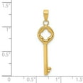 thumbnail image 2 of Collier Pendentif Clé en Or Jaune 14k, 2 of 6