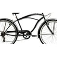 thumbnail image 3 of WonderWheels 26" Beach Cruiser Coaster Brake Single Speed Stainless Steel Spokes One Piece Crank Alloy Rims 36H - Black, 3 of 4