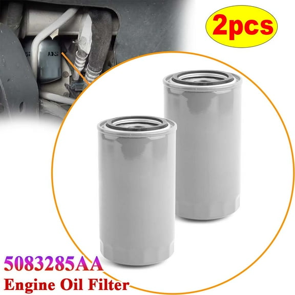 for 90-18 Dodge Ram Cummins Diesel Engine Oil Filters 6.7L 5.9L Set of 2