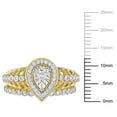 thumbnail image 2 of Everly Women's Diamond Yellow Gold Plated Ring, 2 of 7