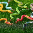 thumbnail image 4 of 12/24 Pieces Snake Toy set Rubber Snake Colorful Fake Snake Toys Halloween Party Decorations Prank Toys -, 4 of 5