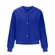 thumbnail image 4 of Cárdigan de mujer de color liso, chaqueta de manga larga con solapa, abrigo para mujer, 4 of 8