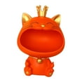 thumbnail image 5 of Cat Figurine Storage Box Ornament, Snack Holder Desk Organizer, Novelty Resin Animal Sculpture Lucky Cat Statue for Party Table Decoration Style B, 5 of 8
