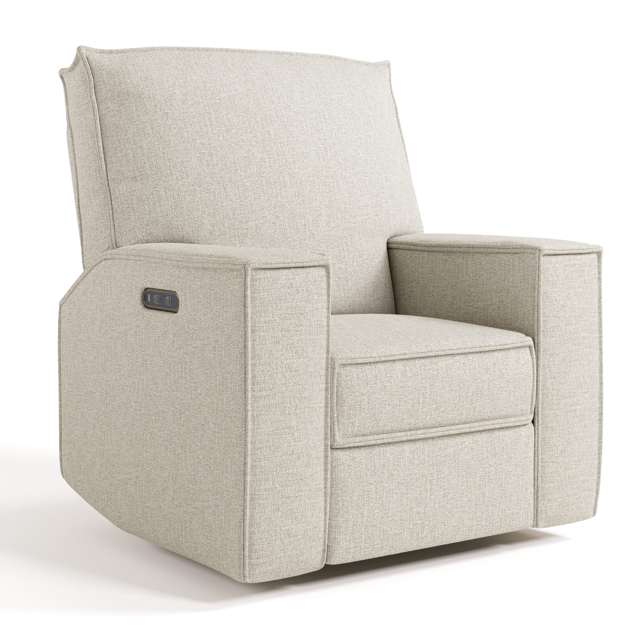 Storkcraft Texas Nursery Power Recliner Swivel Glider - Dune Basketweave