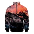 thumbnail image 3 of Chaqueta con estampado de paisaje de montaña nevada en 3D, chaquetas con gráficos de paisajes divertidos para hombres y niños, ropa de calle de moda, ropa superior, 3 of 5