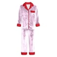 thumbnail image 4 of Fgnfyis Family Christmas Pajamas Long Sleeve Button Down Cozy Soft 2 Piece Set Sleepwear Loungewear, 4 of 6