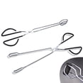 thumbnail image 4 of Scissor Tongs Barbecue BBQ Grill Pastry Tongs Baking Cooking Clamp Kicthen Food Scissor Tongs Stainless Steel Handles, 4 of 7