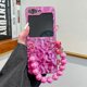 thumbnail image 2 of unique For Samsung Galaxy Z Flip 6 Case with Hand Strap, Ultra Thin Plating Hard PC Shockproof Case For Women and Girls, 2 of 5