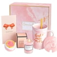 thumbnail image 2 of Joymaking Juego de tazas de café con vela, bola de baño, regalos de cumpleaños de 14 oz para abuela, abuela, niñera, regalos para niñera, las mejores mamás obtienen, 2 of 5
