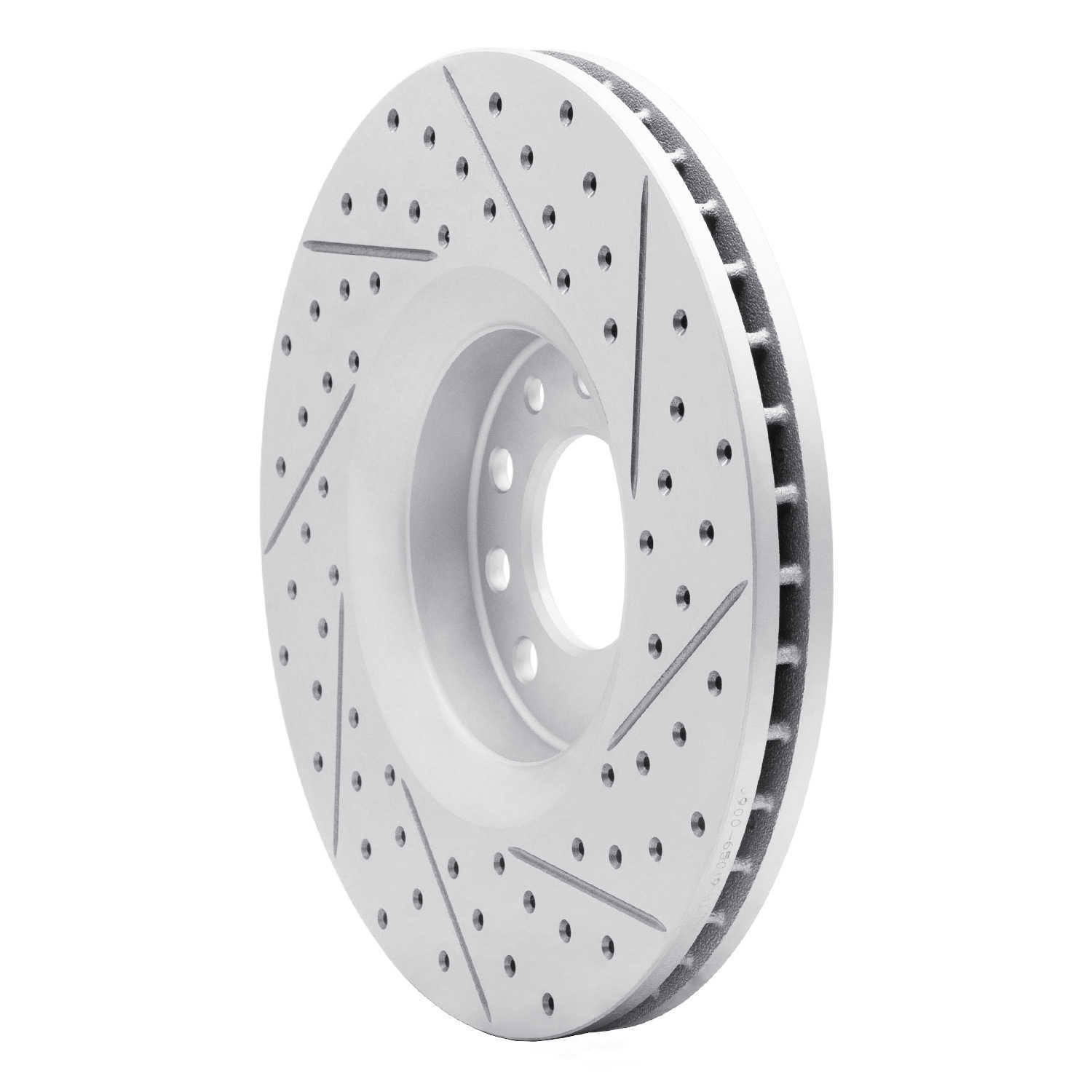 Dynamic Friction Company 830-65019L DFC Geoperformance Rotor - Drilled and Slotted