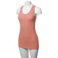 thumbnail image 5 of A2Y Women's Basic Solid Soft Cotton Scoop Neck Racer-Back Tank Top, 5 of 6