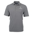thumbnail image 2 of Men's Cutter & Buck  Black PGA TOUR Volunteers Big & Tall Virtue Eco Pique Stripe Recycled Polo, 2 of 3