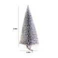 thumbnail image 3 of Hmgxay Mini Cedar Tree, Portable Mini Christmas Tree with Clip, Decorative Miniature Cedar Tree for Home or Party Decorations(Silver), 3 of 7