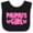 Black and White, variant on Inktastic Pawpaw's Girl Girls Baby Bib