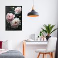 thumbnail image 3 of Stupell Industries French Country Soft Pink Peony Garden Black Framed Giclee Art, 16 x 24, by Petals Prints Design, 3 of 8