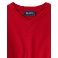 thumbnail image 2 of The Children's Place Boys Long Sleeve Solid V-Neck Sweater, Sizes XS-XXL, 2 of 3