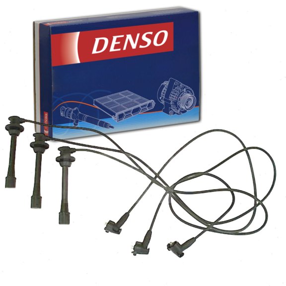 DENSO Spark Plug Wire Set compatible with Toyota Tacoma 3.4L V6 1995-2004